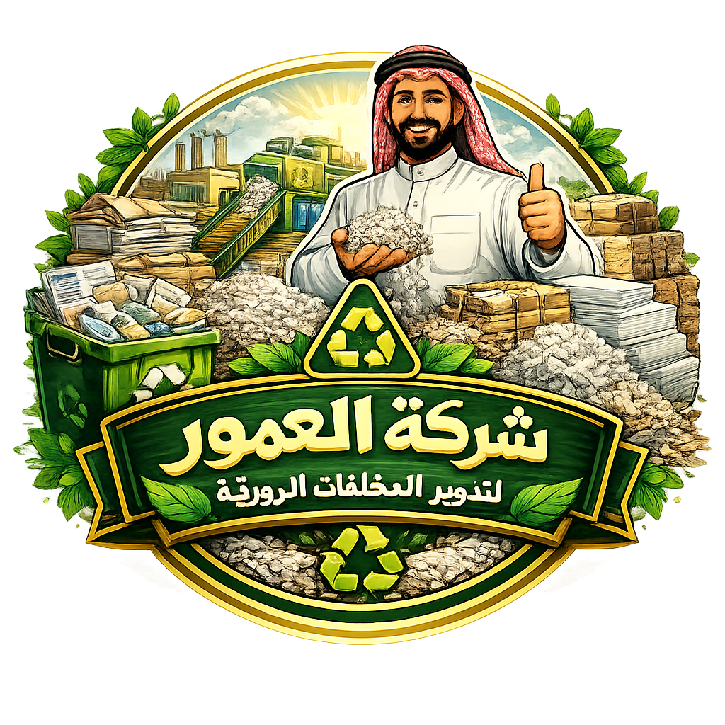 شركة العمور لتدوير المخلفات الورقية